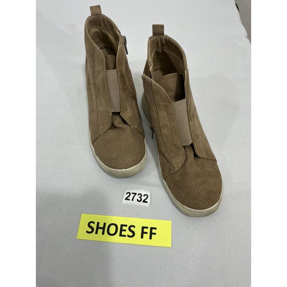 Girls Mia 5 Gracey Brown Zip Up Wedge Bootie